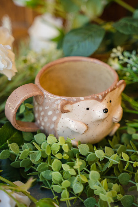 October | Hedgehog Mug | Adult & Family workshop | Lantzville location