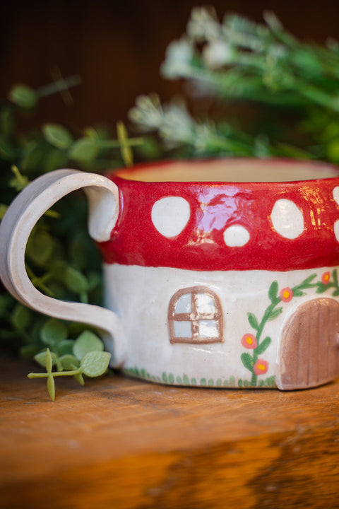 October | Mushroom Mug | Adult & Family workshop | Lantzville location
