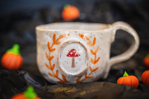 COZY NIGHT! make a fancy mushroom teacup