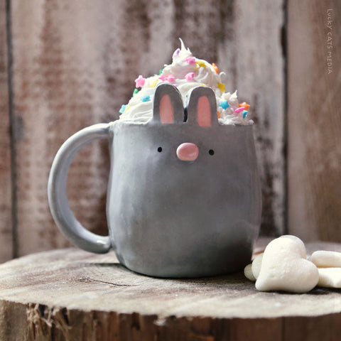 March | Bunny Mug | Adult & Family workshop | Lantzville location