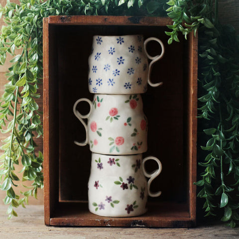 May | Floral Tea Mugs