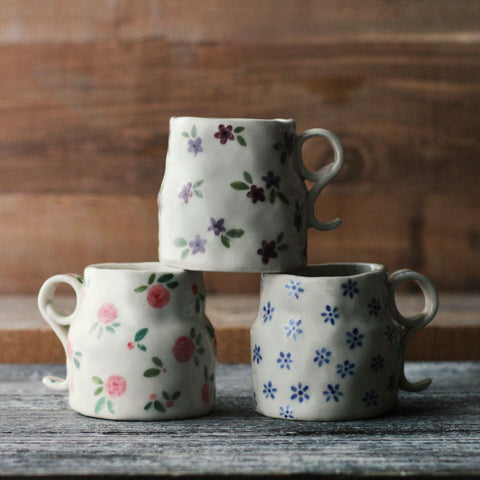 May | Floral Tea Mugs