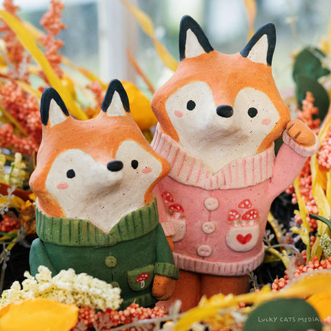 November | Fox Friends | Adult & Family workshop | Lantzville location