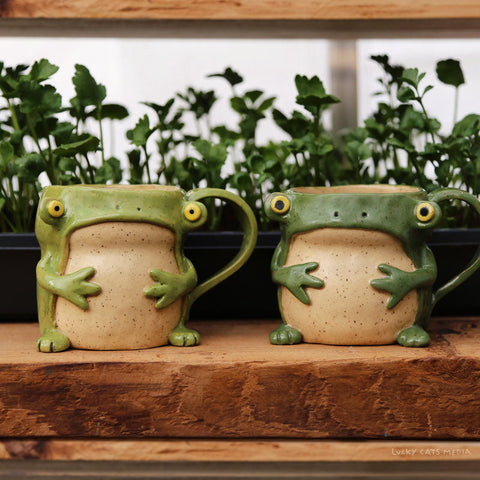 Froggie Mug | April Family & Adult Workshop | Lantzville location