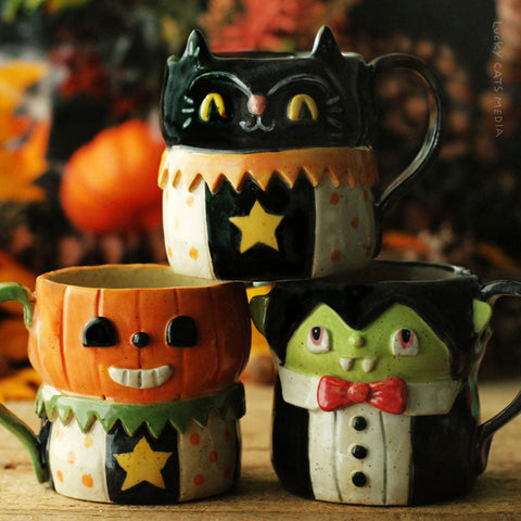 october | halloweenie mug | adult & family workshop | lantzville location
