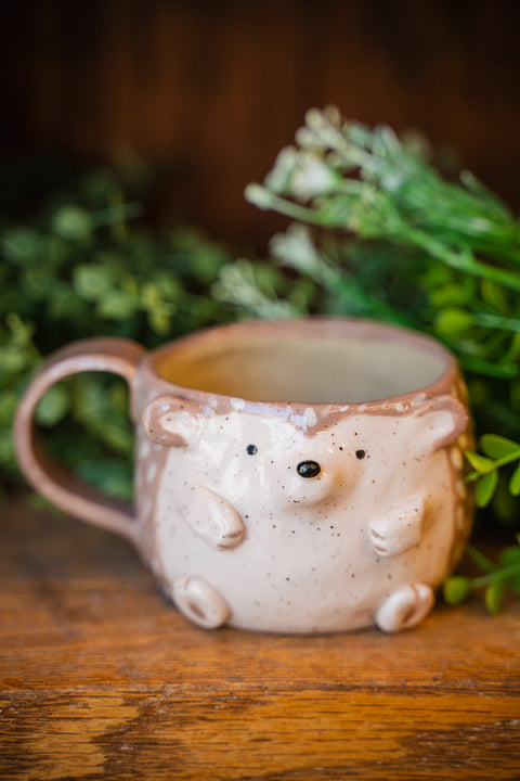 October | Hedgehog Mug | Adult & Family workshop | Lantzville location