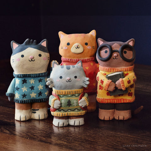 February | Hygge Kitties | Adult & Family workshop | Lantzville location