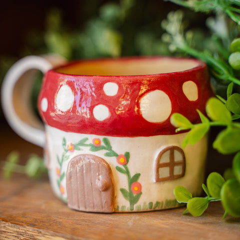 October | Mushroom Mug | Adult & Family workshop | Lantzville location