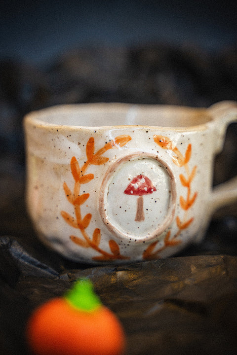 October | Mushroom Teacup | Adult & Family workshop | Lantzville location