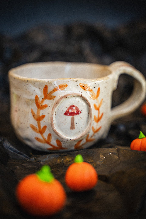 October | Mushroom Teacup | Adult & Family workshop | Lantzville location