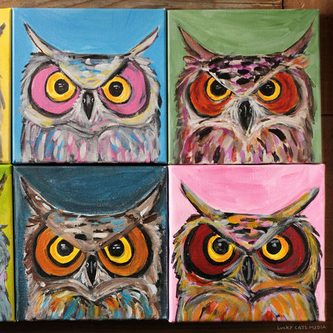 Owl Painting