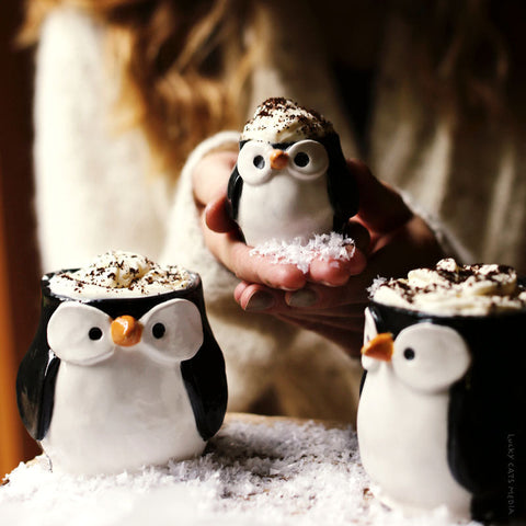 November | Penguin Mug Workshop | Adult & Family Workshop | Lantzville Location