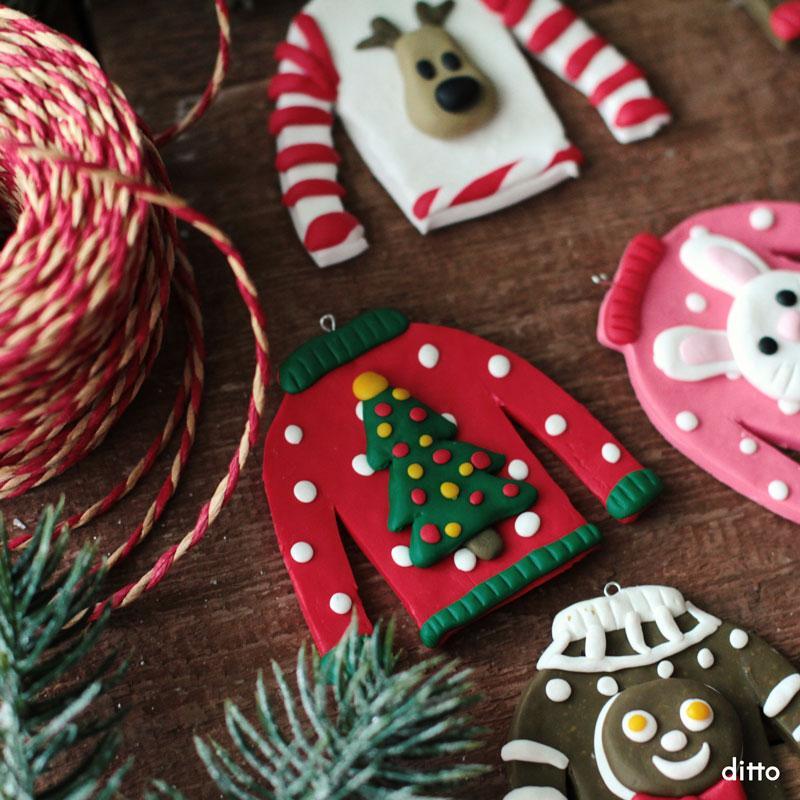 Hyggely (hoo-ga-ly) Sweater Ornament Kit with Online Tutorial